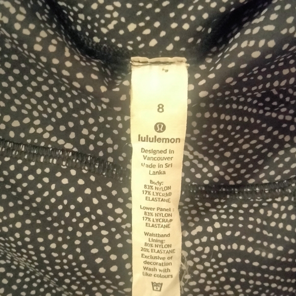 Lululemon size 8 peloton leggings - Picture 5 of 5